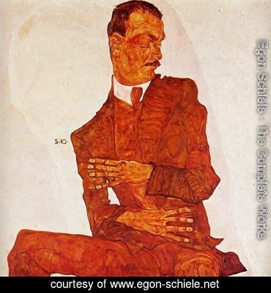Egon Schiele - Portrait Of Karl Zakovsek