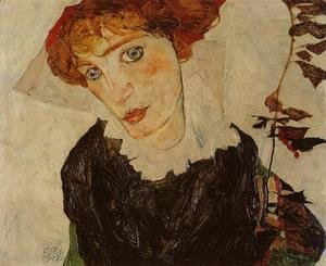 Egon Schiele - Portrait Of Valerie Neuzil