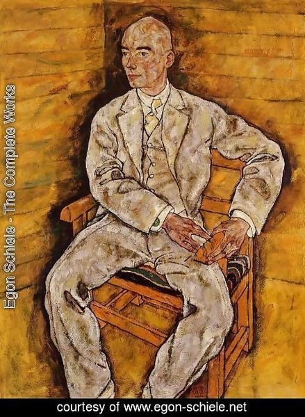 Egon Schiele - Portrait Of Victor Ritter Von Bauer