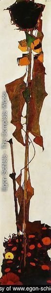 Egon Schiele - Sunflower