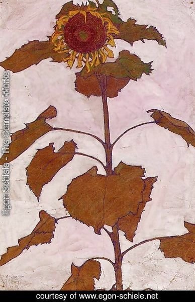 Egon Schiele - Sunflower2