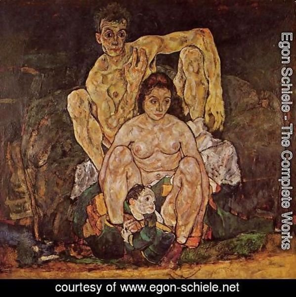Egon Schiele - The Family