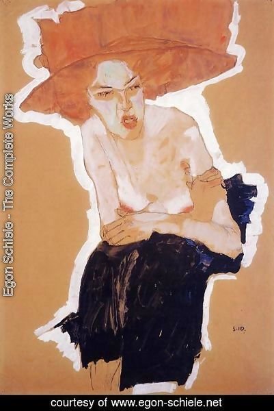 Egon Schiele - The Scornful Woman