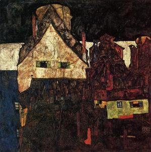 The Self Seers II Aka Death And Man by Egon Schiele | Oil Painting ...