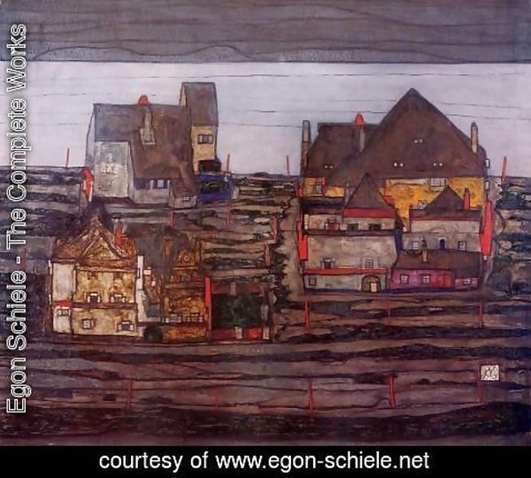 Egon Schiele - Vorstadt I