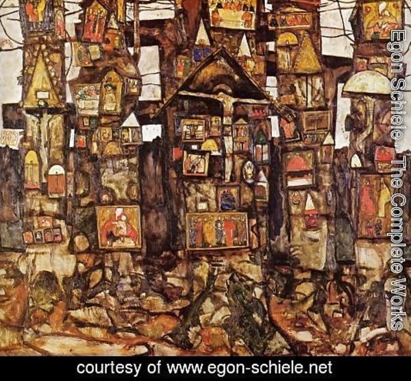 Egon Schiele - Woodland Prayer