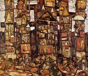 Egon Schiele - Woodland Prayer
